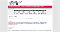 Desktop Screenshot of lotto.informacja.pl